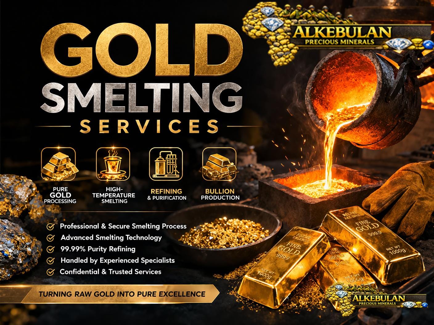 Gold Smelting Services