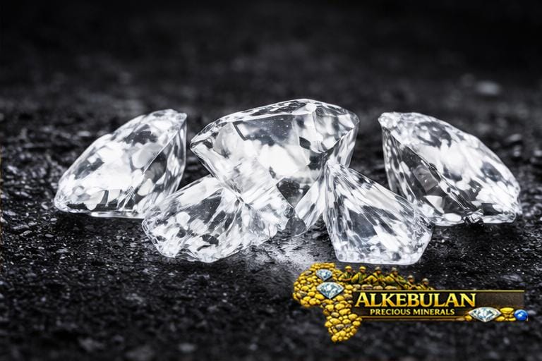 Rough diamonds from Africa